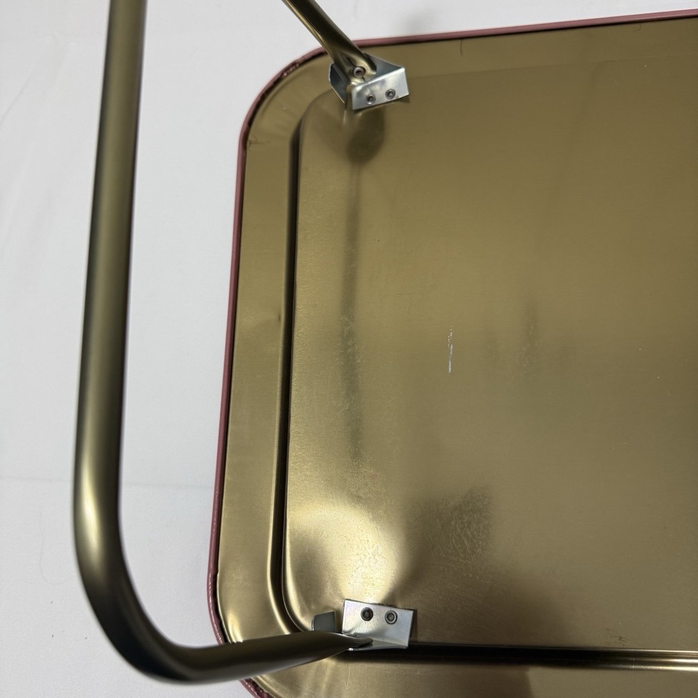 Metal Lap Tray Angela Trotta Thomas Art Girl Dollhouse Folding Legs 80's Vintage - Picture 12 of 15